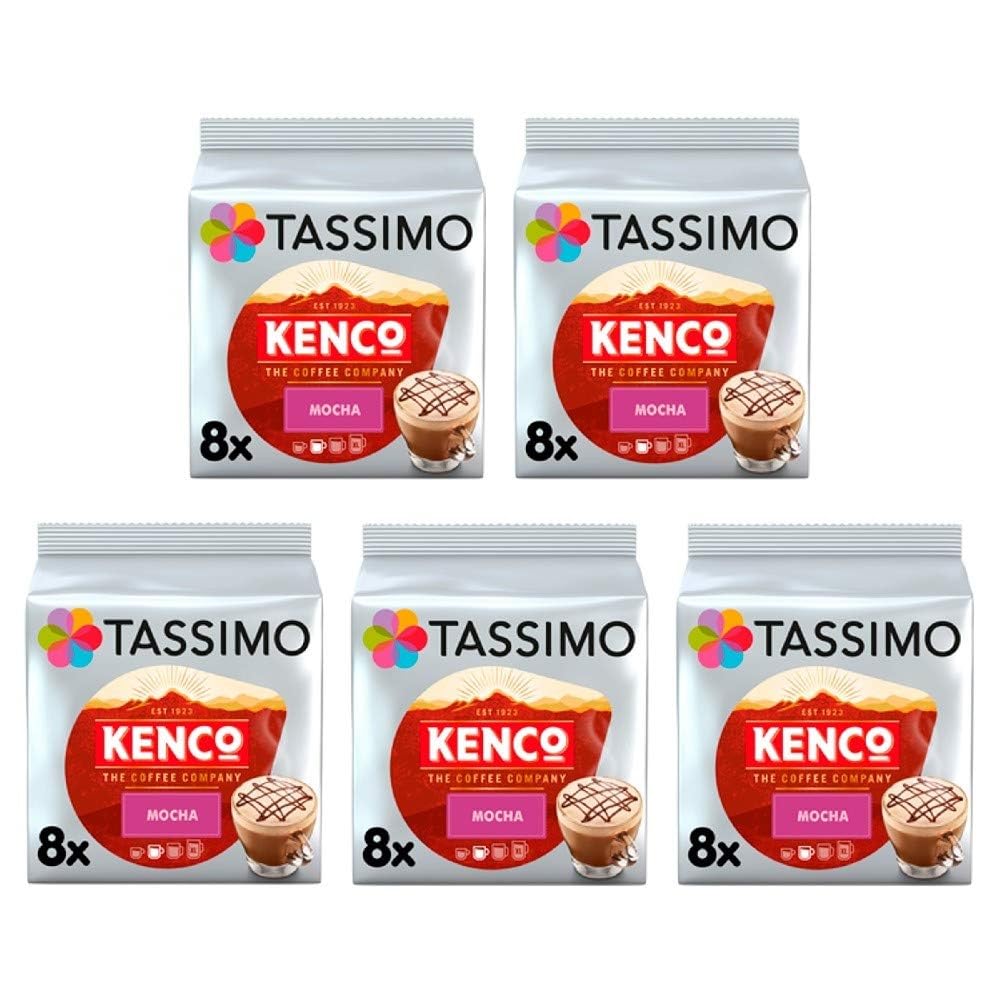 Tassimo Kenco Americano Grande XL Coffee Pods x16 (Pack of 5, Total 80 Drinks)
