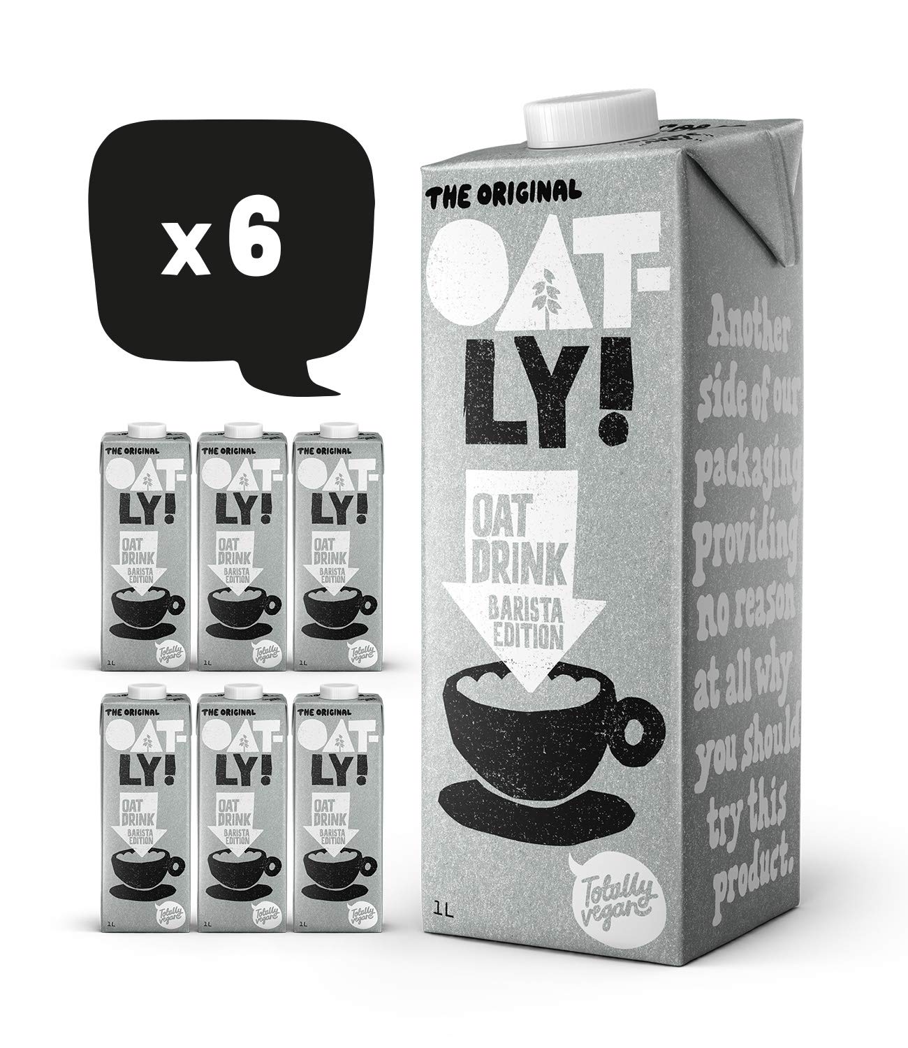 Oatly Barista Oat Drink Long Life 6x1Litre